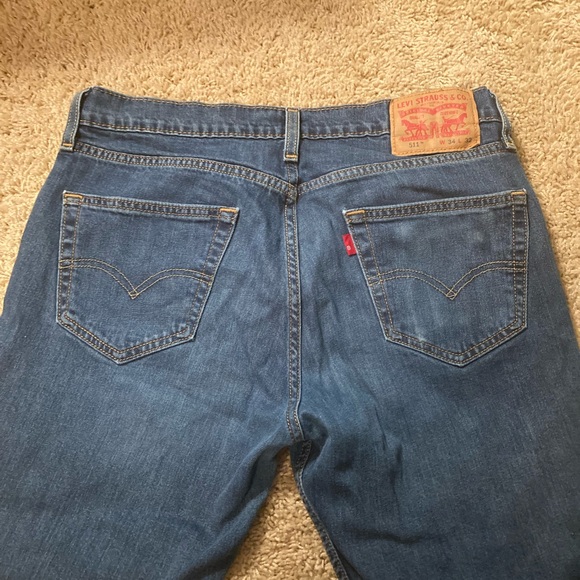 Men’s Levi’s 511 Jeans - Medium Wash - 34 W, 32 L 👖 - Picture 3 of 8